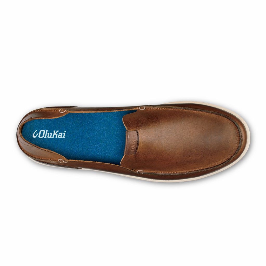 Olukai Men's Nalukai Slip On Shoe - Fox / Bone US573-094